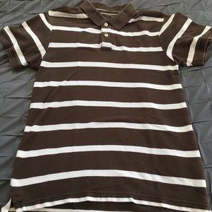Old Navy Striped 3- Button Collared Shirt